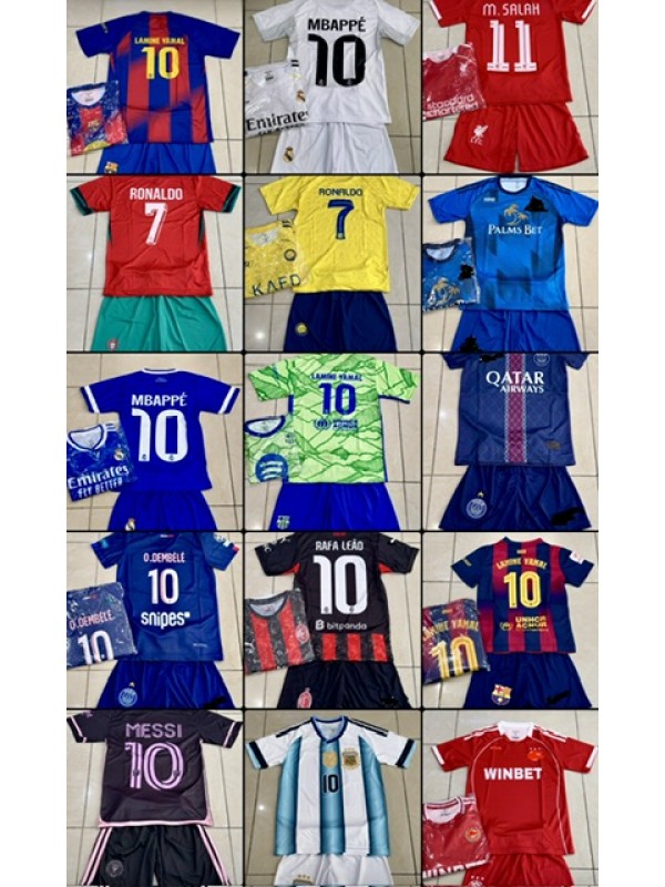 Детски футболни екипи.Нови модели 2026/Football equipment Yamal/Messi