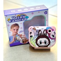 Детски фотоапарат с принтер динозавър , еднорог/Children camera print