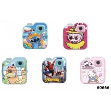 Детска камера с принтер Стич,Лабубу,Капибара/Camera print