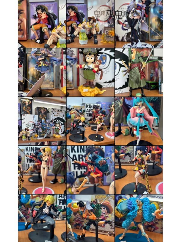 Аниме фигури -Zoro,Luffy,One Piece ,Genshin impact /Anime figury