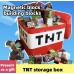 Магнитни блокчета Minecraft с кутия за съхранение/Magnetic blocks Магнитни блокчета Minecraft с кутия за съхранение/Magnetic blocks