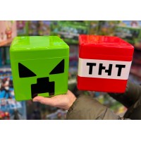 Магнитни блокчета Minecraft с кутия за съхранение/Magnetic blocks 