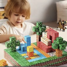 Магнитни блокчета Minecraft с фигури/Magnet blocks
