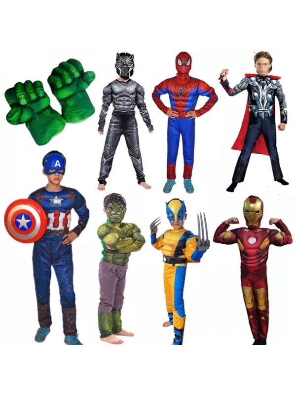 Костюми на Спайдърмен,Хълк,Соник/Костюми за хелуин/Spider-Man/Hulk