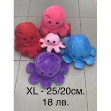 Октопод с две лица/oktopod/Плюшен октопод /Попит/Pop it